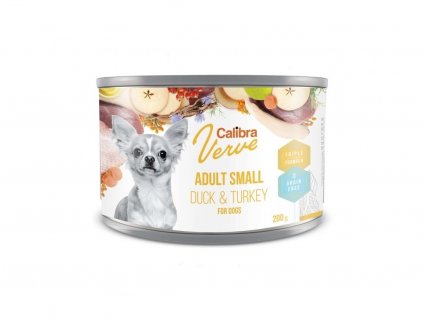 26235 1 calibra dog verve konzerva gf adult small duck turkey 200 g