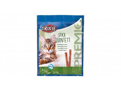 Trixie Premio Quintett tyčinky pro kočky drůbeží/játra 5x5g