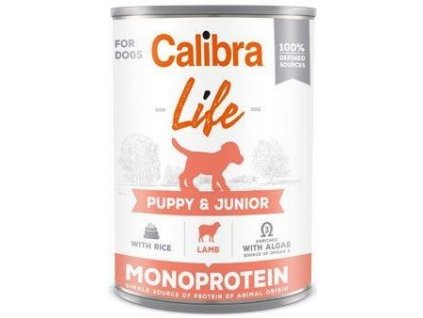 calibra dog life puppy junior lamb rice 400 g.jpg.big