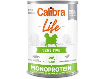 calibra dog life adult sensitive rabbit 400 g.jpg.big