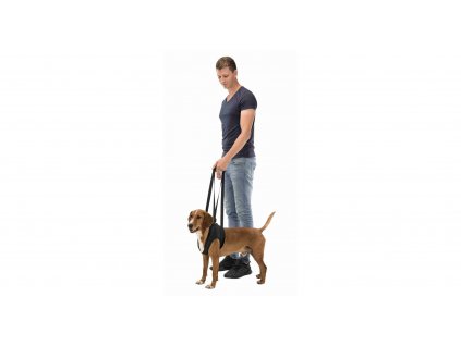 Trixie Podpůrná pomůcka k chůzi M 55-65cm černá