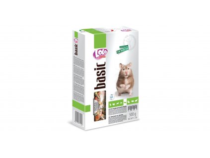 LOLO Basic kompletní krmivo pro křečky 500g