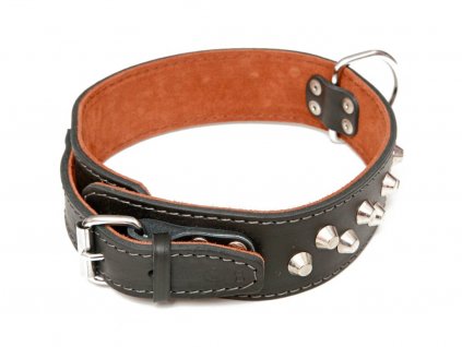 351 kozene obojky moloss zdobene kuzely 2r