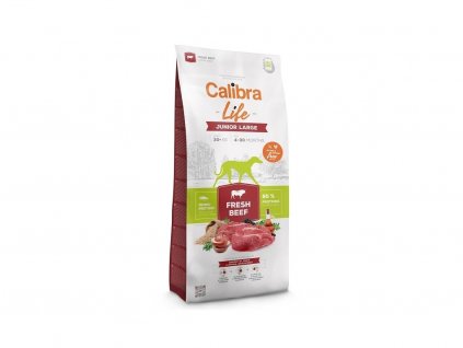 21515 calibra dog life junior large fresh beef 2 5kg