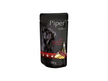 Piper Dog kapsička s hovězími játry a bramborami 150g