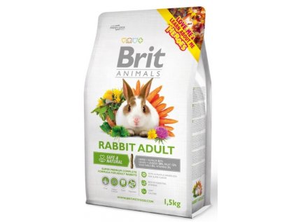 2739 brit animals rabbit adult complete 1 5kg