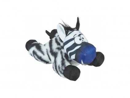 26136 hracka pes friends caleb zebra plys cernobila zolux