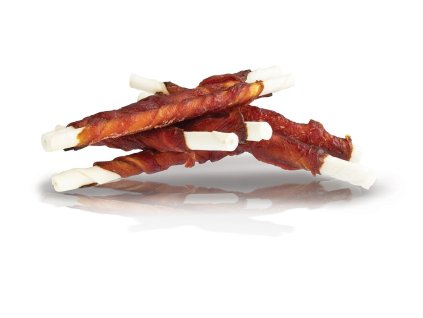 Kiddog Kachní masíčko na buvolí tyčince 12cm 250g