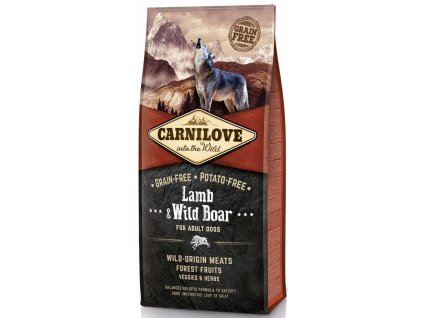 Carnilove Lamb & Wild Boar for adult 12kg | Tenesco.cz