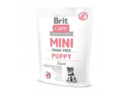 4677 brit care mini grain free puppy lamb 400g