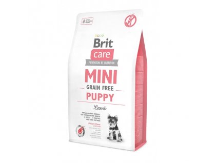 4680 brit care mini grain free puppy lamb 2kg