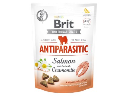7620 brit care dog functional snack antiparasitic salmon 150g