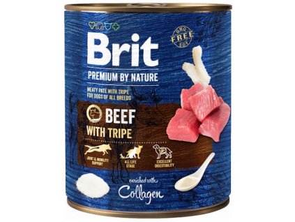 7653 brit premium by nature beef with tripes 800g