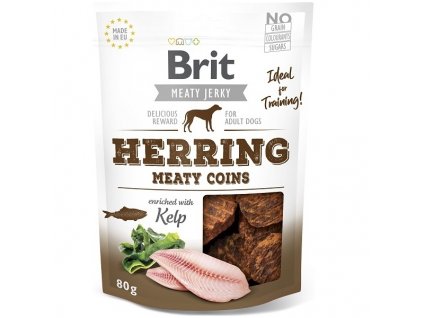 Brit Jerky Herring Meaty Coins 80g