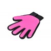 Trixie rukavice k péči o srst pro kočky 16x24cm síťovina/TPR růžová