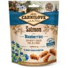 5244 carnilove dog crunchy snack salmon blueberries 200g