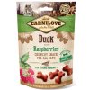 5268 carnilove cat crunchy snack duck raspberries 50g