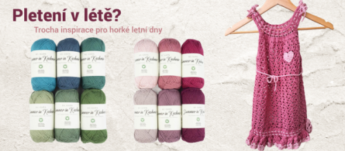 Pletení v létě, je to vůbec možné?