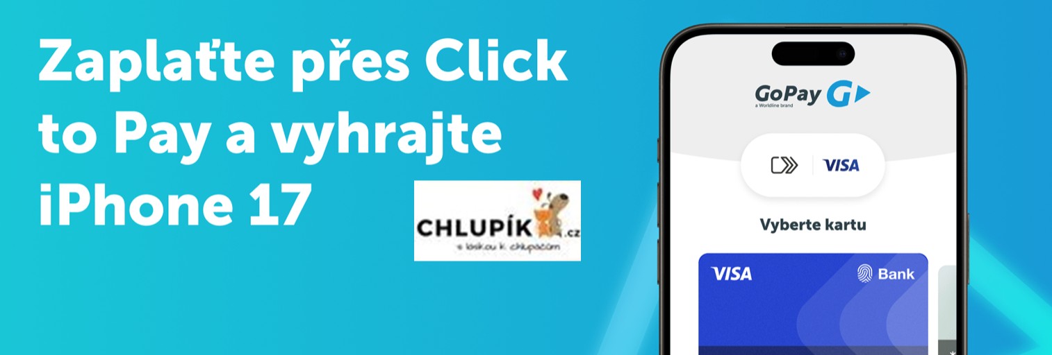 Při platbě kartou je zákazník zařazen do soutěže o nový iPhone 17