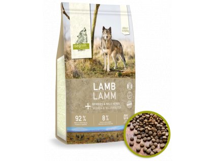 isegrim dry food adult steppe lamb