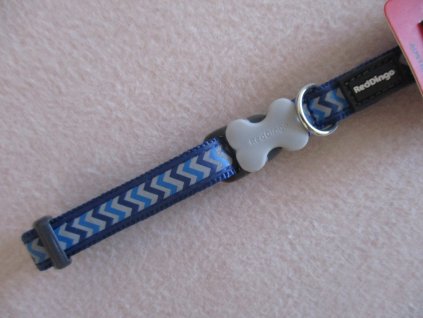 Obojek RD 12 mm x 20 32 cm Ziggy Rfx Tm. Modrá