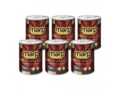 Marp Holistic Dog konzerva Pure Wilde Boar 6x 400 g