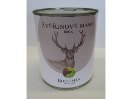 BOHEMIA Zvěřinové maso ve vlastní šťávě 800g