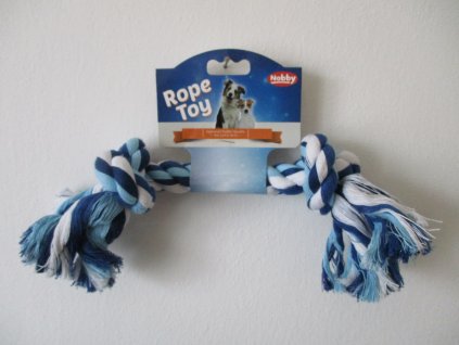 Nobby hračka uzel pro psy 32 cm 180 g modrá