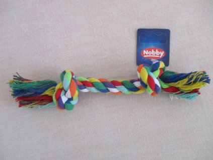 Nobby barevné lano 2x uzel bavlna 50g