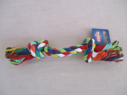 Nobby barevné lano 2x uzel bavlna 90g