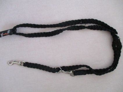 Nobby pletené vodítko L XL 200cm 25mm černá