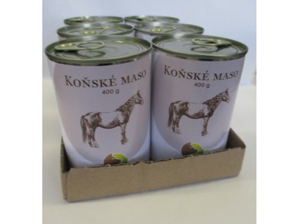 SIX PACK BOHEMIA Koňské maso (dieta) 400g