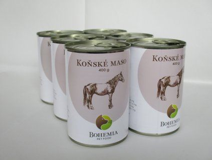 SIX PACK BOHEMIA Koňské maso 6 x 400g