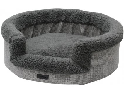 Nobby kulatý pelíšek JASIN pro psy šedá snímatelný potah 70x65x19cm