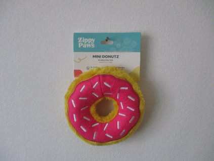 ZippyPaws Mini Donutz - jahodový