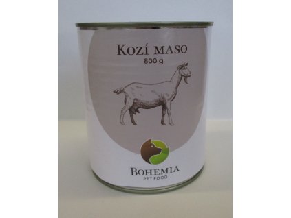 BOHEMIA Kozí maso ve vlastní šťávě 800g