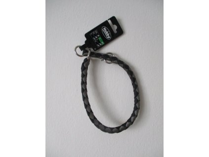 Nobby CORDA polostahovací kulatý obojek M černá