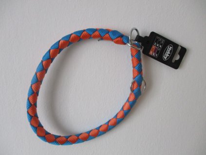 Nobby CORDA polostahovací kulatý obojek L-XL oranžová