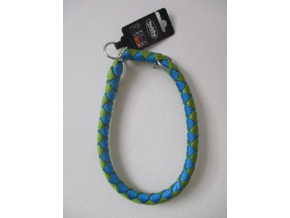 Nobby CORDA polostahovací kulatý obojek L-XL zelená