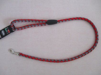 Nobby CORDA kulaté vodítko S M 100cm12mm červená