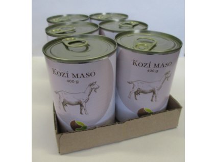SIX PACK BOHEMIA Kozí maso ve vlastní šťávě 400g