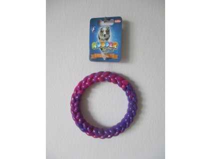 Nobby TPR Ring hračka aportovací kruh 14,5 cm růžovofialová