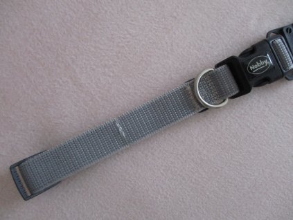 Nobby reflexní obojek Full Reflect šedá L XL