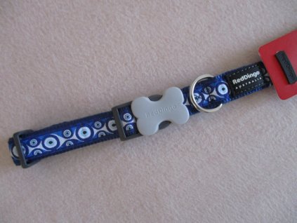 Obojek RD 20 mm x 30 47 cm Evil Eye Tm.Modrá