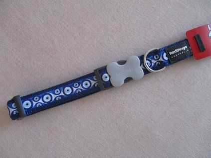 Obojek RD 25 mm x 41 63 cm Evil Eye Tm.Modrá