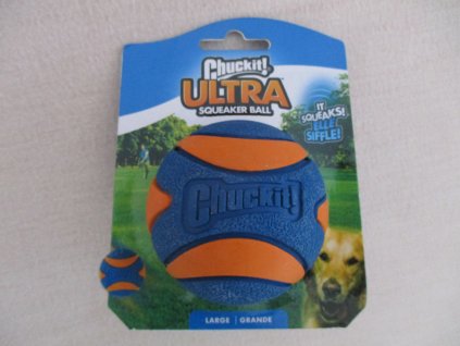 Míček Ultra Squeaker Ball Large 7,5 cm – pískací