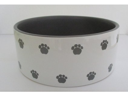 Nobby PATA keramická matná miska šedá 18x7 cm 1,1 l