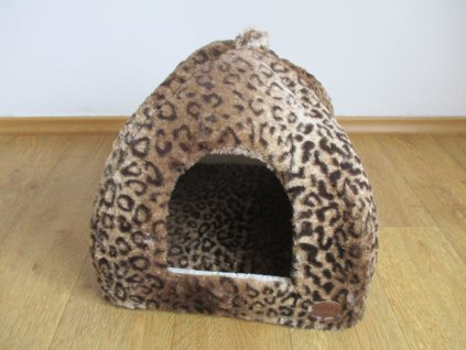 Nobby Alanis jeskyně leopard hnědá 40x40x35cm