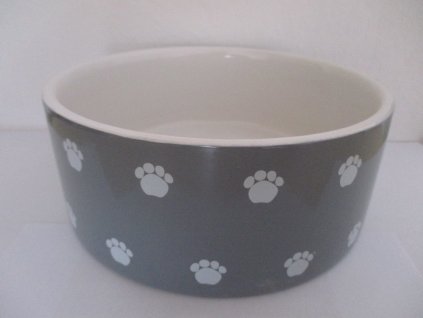 Nobby keramická miska PATA šedá 18,0 x 7,0 cm / 1,10 l