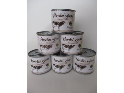 BOHEMIA Hovězí vývar s kousky masa 6 x 140ml
